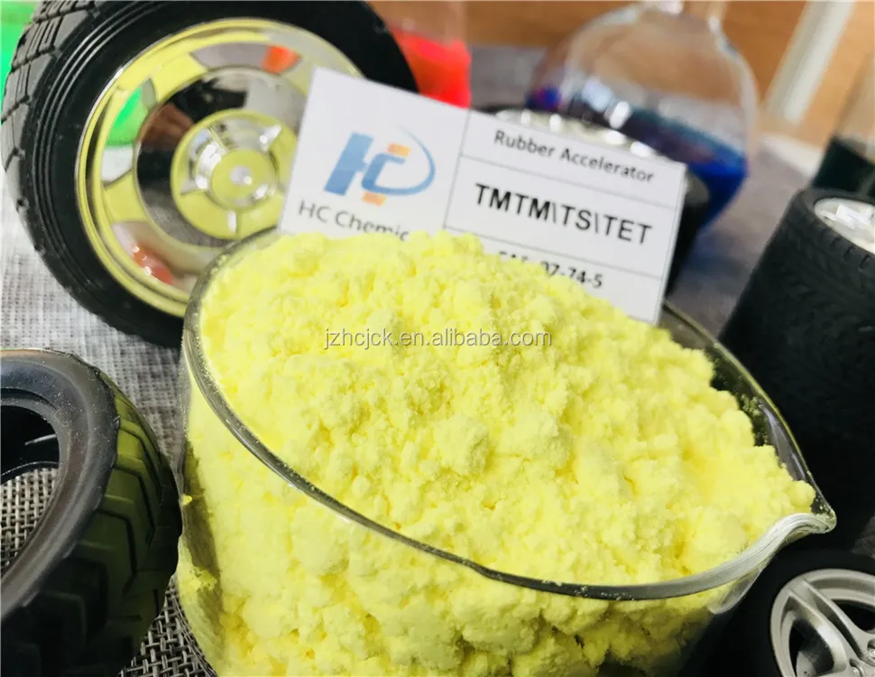 High Purity Rubber Accelerator TMTM/TS Rubber Chemicals Promoting Agent CAS:97-74-5 Used in Whole Tire