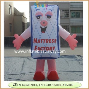 Op Maat Gemaakte Mooie Opblaasbare Cartoon Matras Mascotte Kostuum Pop Gebruikt Voor Reclame - Product Image 2