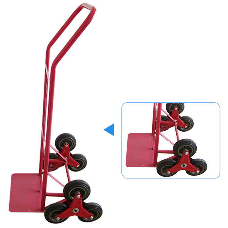 Six roue diable chariot pour monter les escaliers