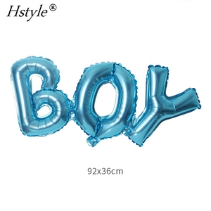 Palloncini per feste di <span class=keywords><strong>Gender</strong></span> Reveal Hstyle forniture di palloncini rosa blu decorazioni per foto di oggetti di scena per la squadra del ragazzo della squadra bomboniere - Product Image 5