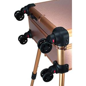 Tavolo da Trucco <span class=keywords><strong>Professionale</strong></span> per Artisti, Valigia Portatile di Alta Qualità con Luci LED per Studio e Viaggio - Product Image 4