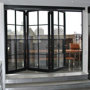 Grille de <span class=keywords><strong>fenêtre</strong></span> en fer pour maison moderne, prix des portes en verre à cadre en acier - Product Image 4