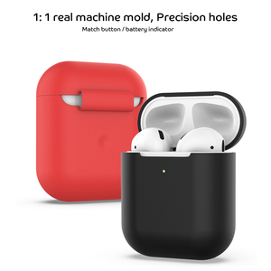 Funda de silicona para auriculares Apple <span class=keywords><strong>Airpods</strong></span> 2, cargador inalámbrico, superventas - Product Image 2