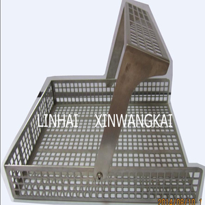 SS lỗ vuông đục lỗ giỏ, lỗ vuông đục lỗ kim loại sàng - Product Image 3