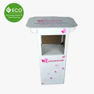 Attractive Trade Show Booth, Cardboard Table for Promotion, Cardboard Floor Display