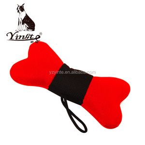 Yangzhou Yingte PVC <span class=keywords><strong>dog</strong></span> chew toys orange bone - Product Image 1