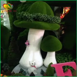 giardino decorazione di erba artificiale funghi e animale per la vendita
