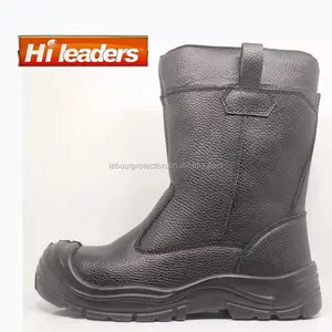 Genuine Leather Safety Rigger Boots High Ankle Boot Workman Boots Steel kappe Steel Midsole