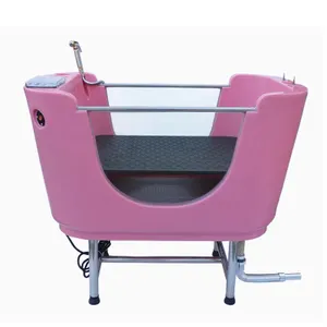 High quality plastic bathtub pet grooming shower tub dog SPA machine