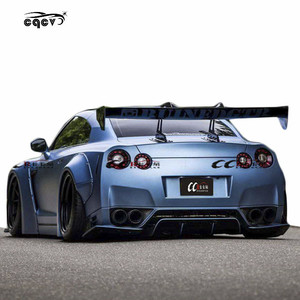 ชุดแต่งรอบ<span class=keywords><strong>ค</strong></span>ันทรง L&B <span class=keywords><strong>สวย</strong></span>งามสําหรับ Nissa GTR R35 กันชนหน้า กันชนหลัง สเกิร์ตข้าง มีฮู้ด บังโ<span class=keywords><strong>ค</strong></span>ลนกว้าง และสปอยเลอร์ปีก - Product Image 4