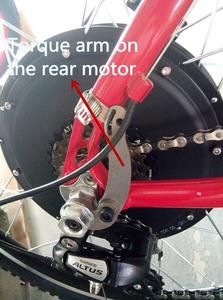 Kit universel de conversion de bras de couple adapté aux moteurs de <span class=keywords><strong>moyeu</strong></span> avant <span class=keywords><strong>ou</strong></span> arrière de vélo électrique et au vélo électrique à entraînement central - Product Image 4