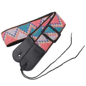 Bohemia Style <strong>Guitar</strong> <strong>Strap</strong> Acoustic Wooden <strong>Guitar</strong> Embroidery Style <strong>Leather</strong> <strong>Straps</strong> Bass and Electric <strong>Guitar</strong> <strong>Strap</strong> - Product Image 6