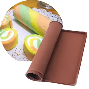 Anti-Rutsch-Standard Antihaft Auslaufs ichere Silikon Swiss Roll Kneten Back matte