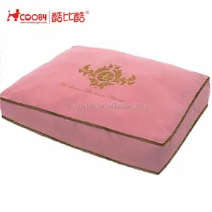 Cama de perro de lana de terciopelo rosa de nuevo estilo al por mayor esterilla elegante para mascotas para un sueño cómodo - Product Image 1