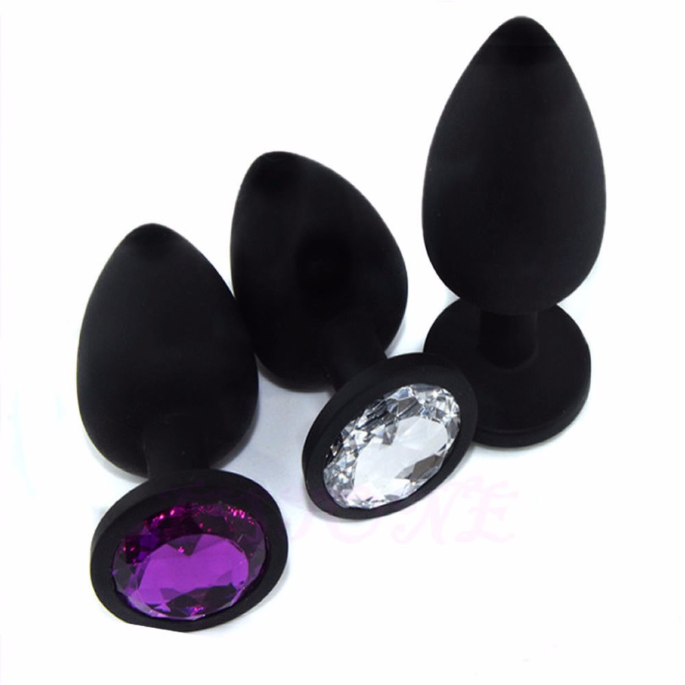 Noir Loup sm cheval queue plug anal silicone butt plug