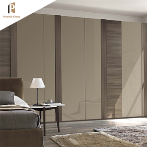 Armadi Moderni Pieghevoli Bianchi Lucidi <span class=keywords><strong>con</strong></span> Ante Scorrevoli per Camera <span class=keywords><strong>da</strong></span> <span class=keywords><strong>Letto</strong></span>, Produttore Cinese - Product Image 3