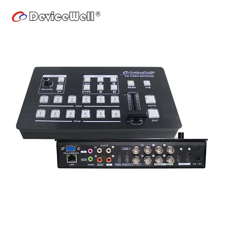 DeviceWell HDS7106 TV Studio Equipment Video Mixer