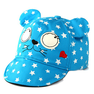 Tienda Online <span class=keywords><strong>de</strong></span> china personalizar 5 paneles gorras <span class=keywords><strong>de</strong></span> béisbol animal encantador <span class=keywords><strong>de</strong></span> los cabritos con dos orejas - Product Image 3