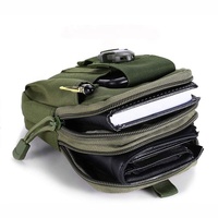 Petit sac à cartes de taille multifonction Portable randonnée en plein air pochette tactique étanche Molle