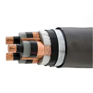 IEC 표준 1C,3C 240mm2,120mm2 26/35KV CU/xlpe는 절연제를 가진 SWA 기갑 지하 고압선을 균등하게 격리했습니다