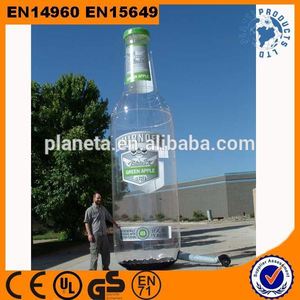 personalizado inflable botella de agua de la botella de licor de promoción botella de licor - Product Image 2