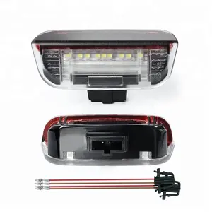 18SMD LED bajo la puerta trasera lámpara para VW Golf Plus Jetta para Passat Sharan Puerta de coche luces de interior