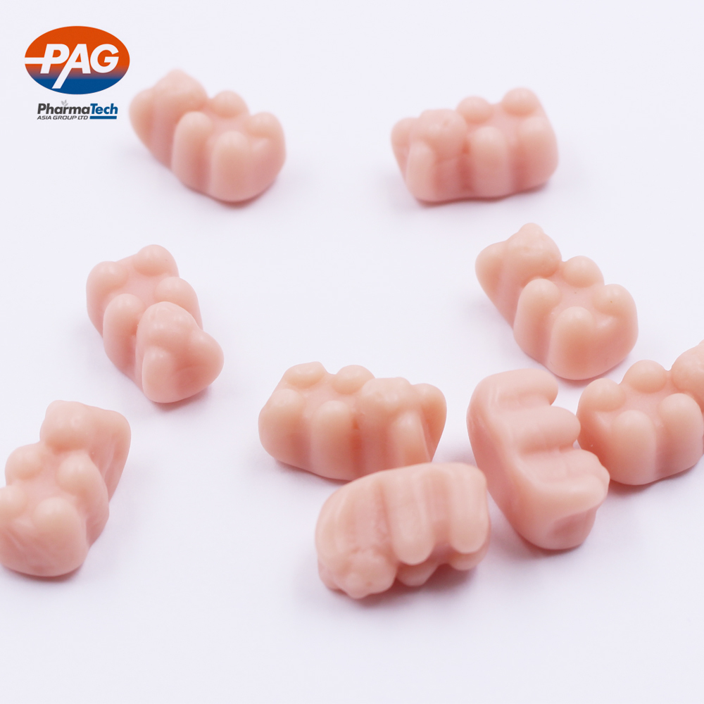Forme personnalisée Halal Biotine Cheveux Vitamines Gummies Ours Bonbons En Vrac Pour La Croissance Des Cheveux