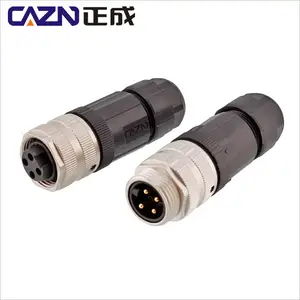 Medische Landbouw 7/8 Vergadering Plastic Plug 3 4 5 6 Pins Vrouwelijke Sensoren Waterdichte M Serie 7/8 IP67 Connectors