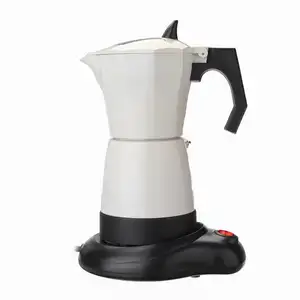 6 Tassen elektrische Tee Kaffee maschine Topf Espresso maschine Mokka Home Office 480W Kaffee maschine