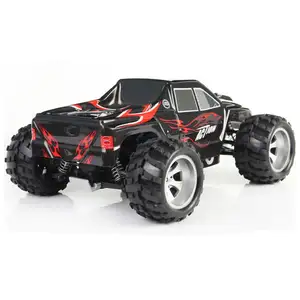 Mobil Off Road Elektrik RC Skala 1:18, Mobil Off Road 4WD 2.4Ghz, Truk Monster Remote Control 45Km/Jam, Mobil RC Model 1:12 Plastik GAS