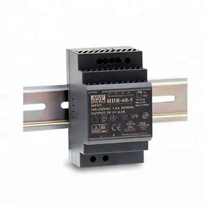 Meanwell Ultra Slim Step Shape Pass LPS HDR-60-12 60W 4.5A 12V alimentatore su guida DIN