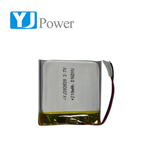 Venta caliente de la batería de litio polímero 303030 de 210 mAh <span class=keywords><strong>3</strong></span>,7 V pequeña lipo batería para interphone - Product Image 1