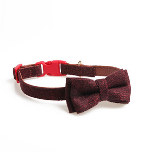 Pajarita de pata de gallo de estilo británico <span class=keywords><strong>Collar</strong></span> de perro seguro <span class=keywords><strong>Collar</strong></span> para mascotas - Product Image 6