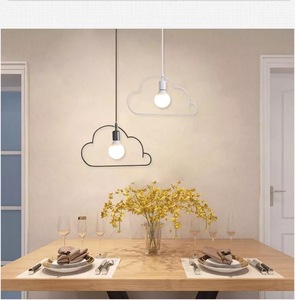Hermosa nube único colgante lámpara dormitorio iluminación restaurante nube colgante de luz - Product Image 6