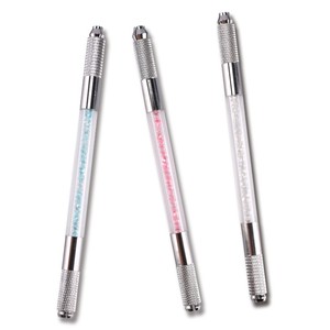 Acrylique Cristal de Tatouage De Microblading De Sourcil Stylo Double Taille pour pour le maquillage Permanent <span class=keywords><strong>micro</strong></span> lame - Product Image 1