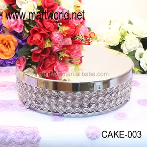 Alta qualidade bolo decoração casamento bolo cristal bolo stand casamento festa decoração (cake-003)