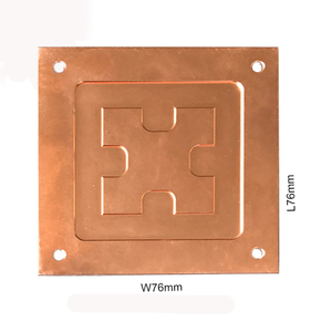 대형 구리 방열판, 구리 파이프 히트 싱크 플레이트, 구리 단조 핀 히트 싱크 - Product Image 6