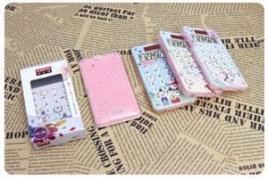 Thiết Kế Phim Hoạt Hình Dễ Thương Mini <span class=keywords><strong>8</strong></span> Chữ Số Máy Tính Trẻ Em Trẻ Em Máy Tính Bỏ Túi Chung Với Chìa Khóa Cao Su - Product Image 3