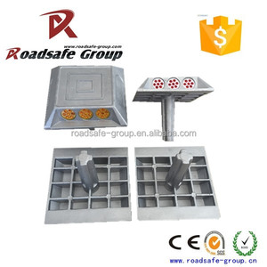Seguridad en las <span class=keywords><strong>carreteras</strong></span> 21 Granos Del Ojo de Gato de Aluminio Reflector Carretera Reflejando Clavos De Carretera - Product Image 1