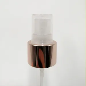 24/410 facial mist sprayer with rose gold aluminum closure for cosmetic fine mist sprayer pump customized manufacturer