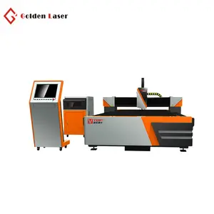 Cina Pemasok Golden Laser Logam Lembaran Laser Cutting Mesin