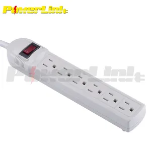 H70061 cheap 6 outlet power strip surge