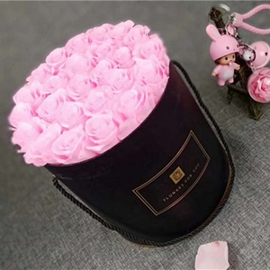 Wholesale Christmas <strong>Easter</strong> Graduation <strong>Gift</strong> Decoration Fresh Flowers High Quality Long Lasting 3-5 Years Beauty in Round <strong>Box</strong> - Product Image 2