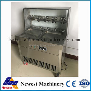 Ice cream cone wafer làm máy, duy nhất pan cán chiên máy máy làm kem giá, pan fry ice cream rolls máy - Product Image 5