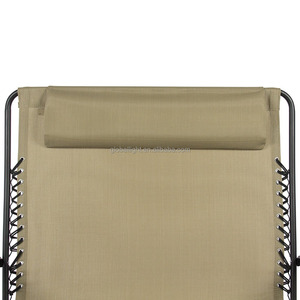 Silla plegable de gravedad cero para 2 personas <span class=keywords><strong>beige</strong></span> de doble ancho para exteriores - Product Image 4