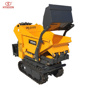 HYSOON mini dump truck dumper <strong>small</strong> <strong>loading</strong> <strong>shovel</strong> support oem customized new crawler loader
