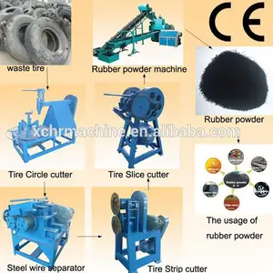 Riciclare pneumatici rottami automatico macchina di elaborazione/gomma di granulazione attrezzature