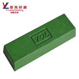 YOL green abrasive wax Metal stainless steel grinding and polishing A3 large green wax for zinc alloy final mirror polishing