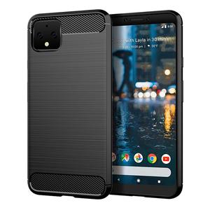 Carbon <strong>Fiber</strong> Shockproof Soft TPU Back Cover Phone Case for <strong>Google</strong> Pixel 4 Xl - Product Image 3