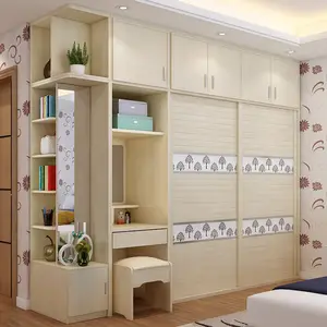 MDF slaapkamer set moderne europese garderobe dressing ontwerpen